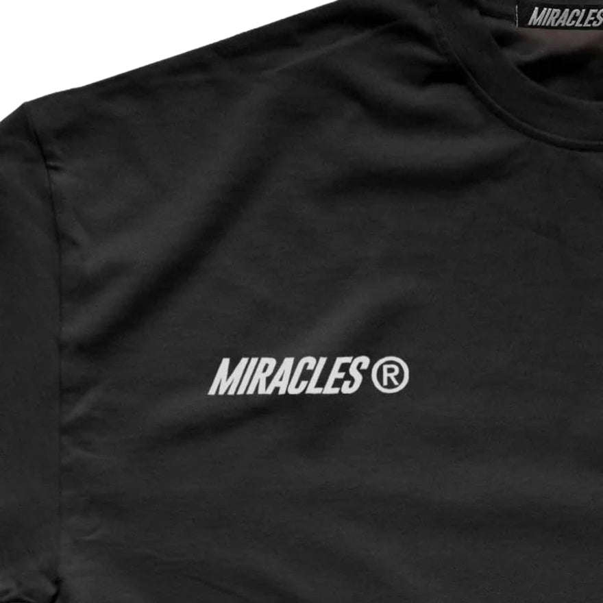 Miracles Free Fall T-Shirt - Black - Escape Menswear