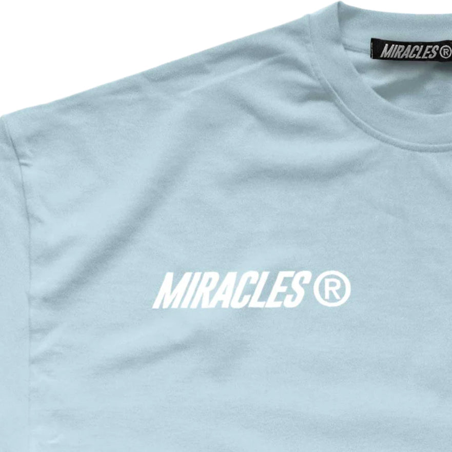 Miracles Hero T-Shirt - Sky - Escape Menswear