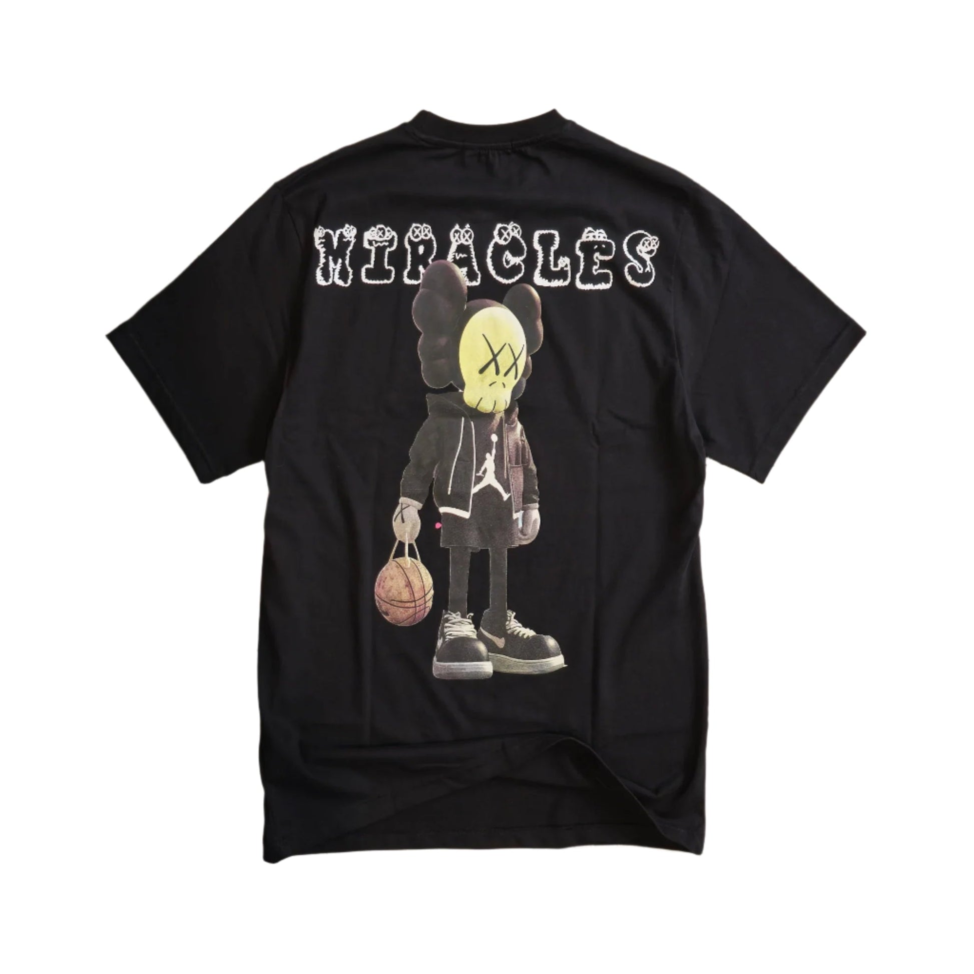 Miracles Kaws Jordan T-Shirt - Black - Escape Menswear