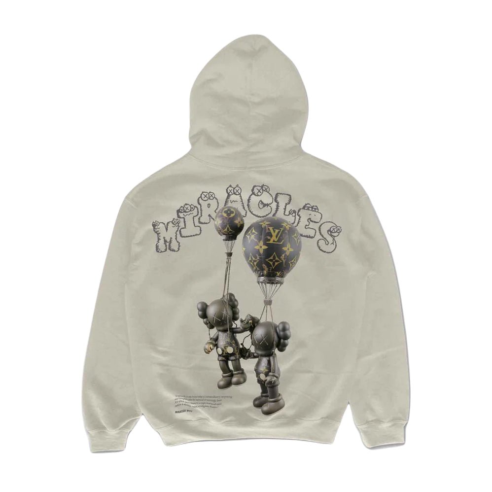 Miracles Kaws LV Hoodie - Stone - Escape Menswear