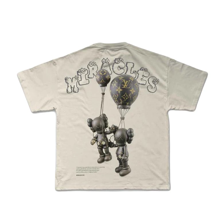 Miracles Kaws LV T-Shirt - Stone - Escape Menswear