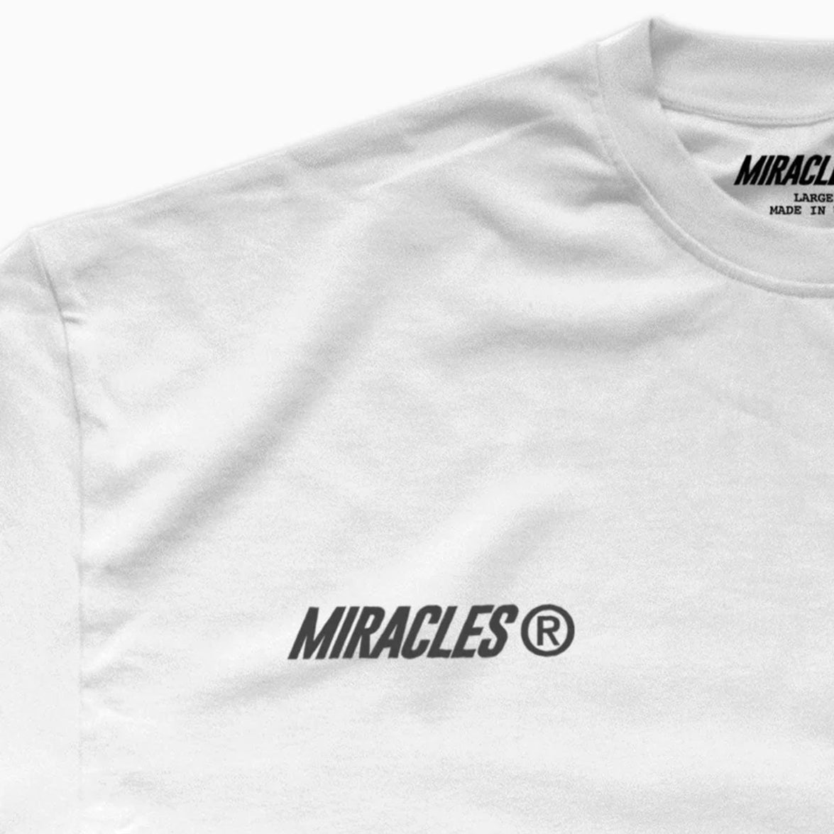 Miracles Members T-Shirt - White - Escape Menswear