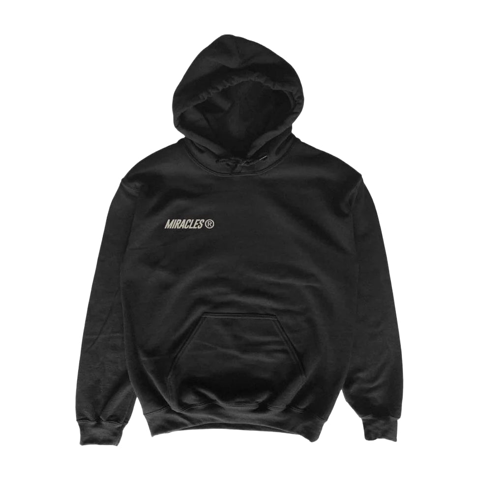 Miracles Moon Hoodie - Black - Escape Menswear