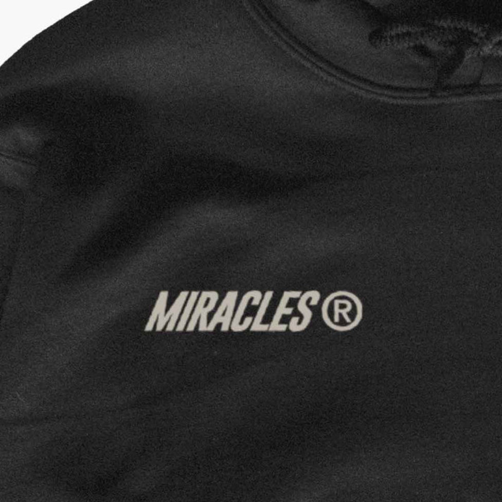 Miracles Moon Hoodie - Black - Escape Menswear