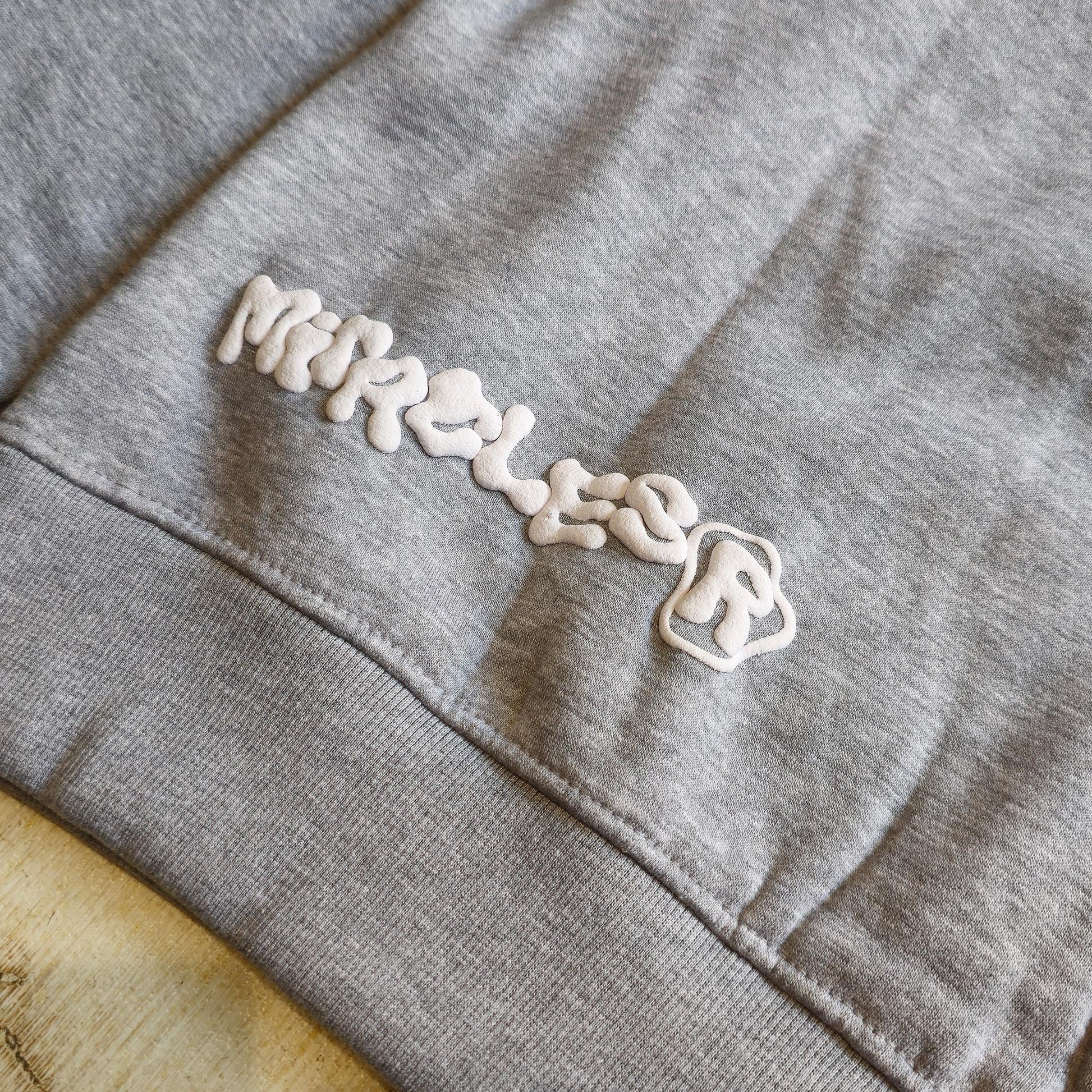 Miracles Puff Hoodie - Grey - Escape Menswear