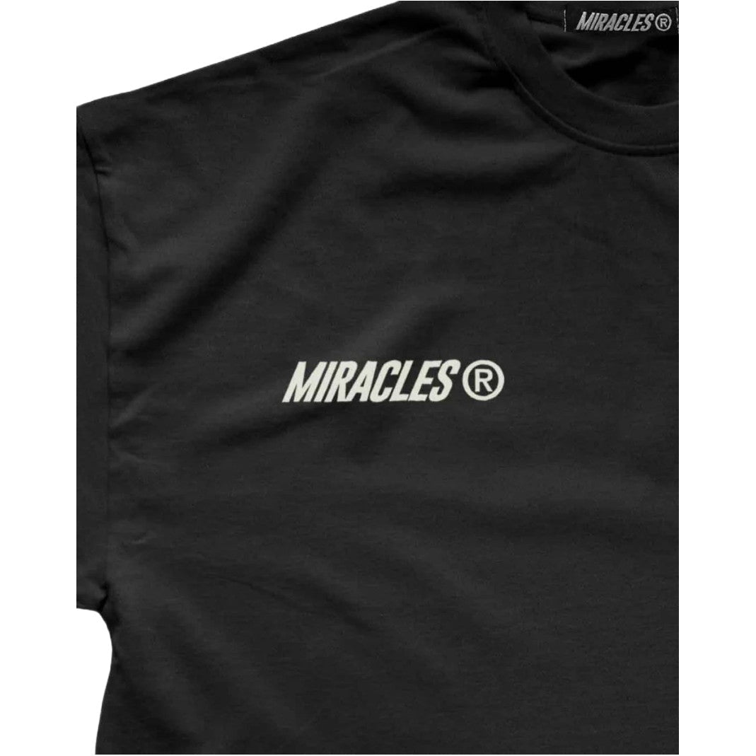 Miracles Rain T-Shirt - Black - Escape Menswear