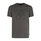 Moose Knuckles Chamblee Leaf T-Shirt - 1542 Cement - Escape Menswear