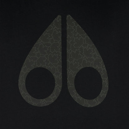 Moose Knuckles Chamblee Leaf T-Shirt - 292 Black - Escape Menswear