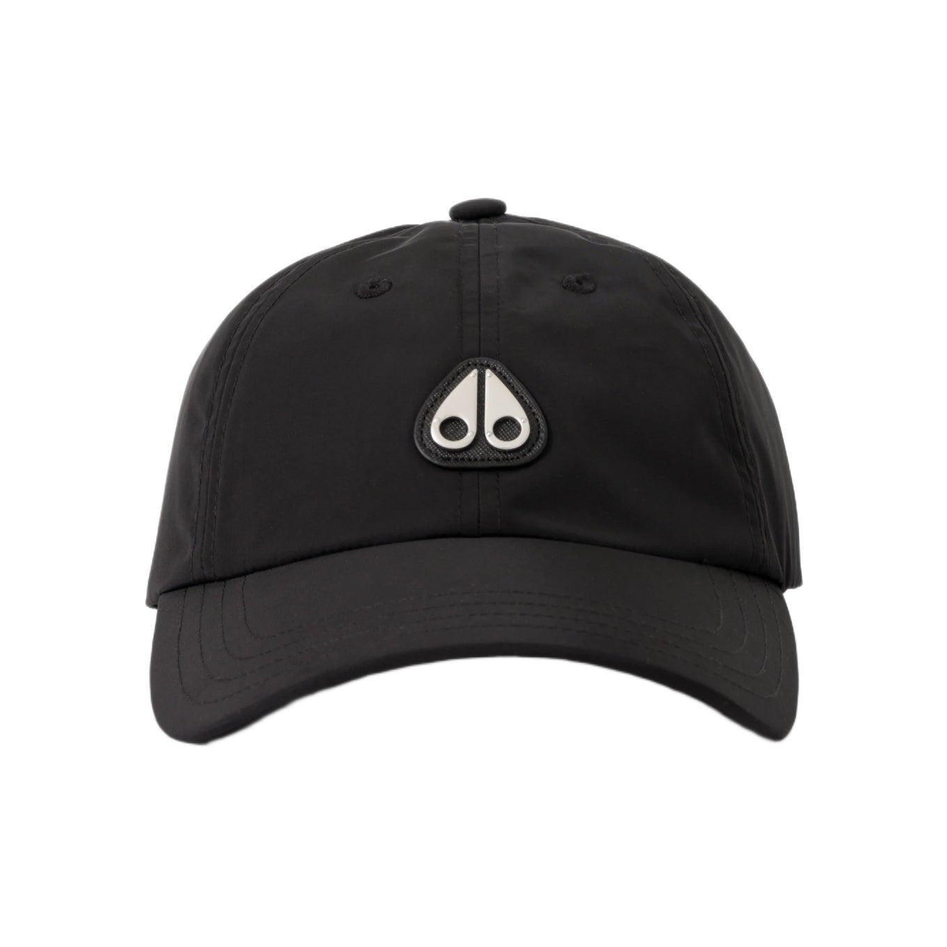 Moose Knuckles Crescent Logo Cap - 292 Black - Escape Menswear