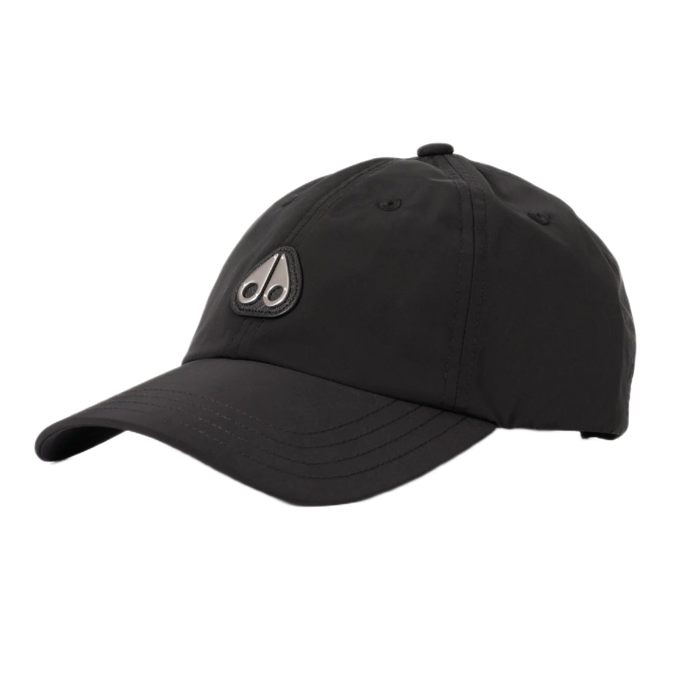 Moose Knuckles Crescent Logo Cap - 292 Black - Escape Menswear