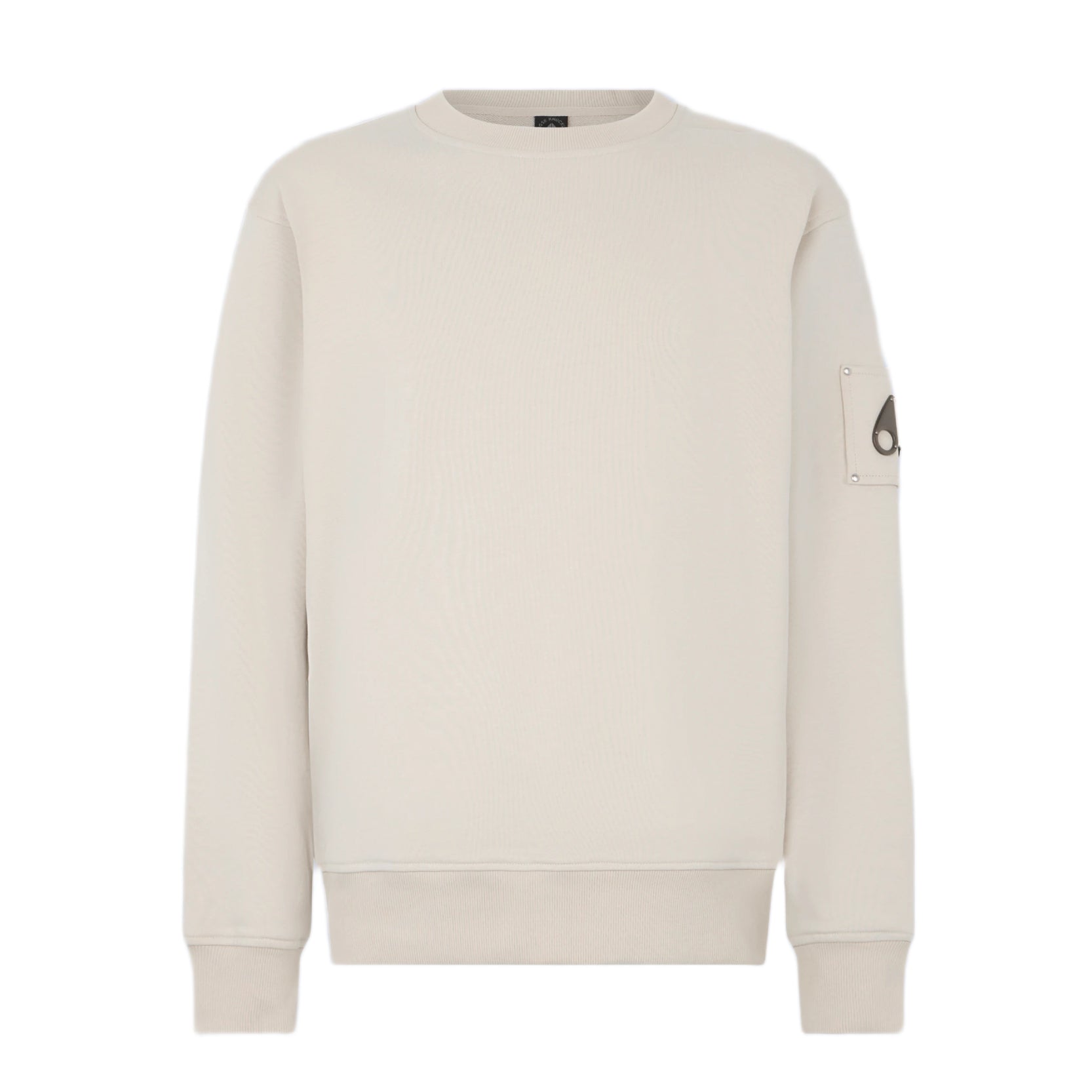 Moose Knuckles Hartsfield Crewneck Sweatshirt - 1705 Alabaster - Escape Menswear