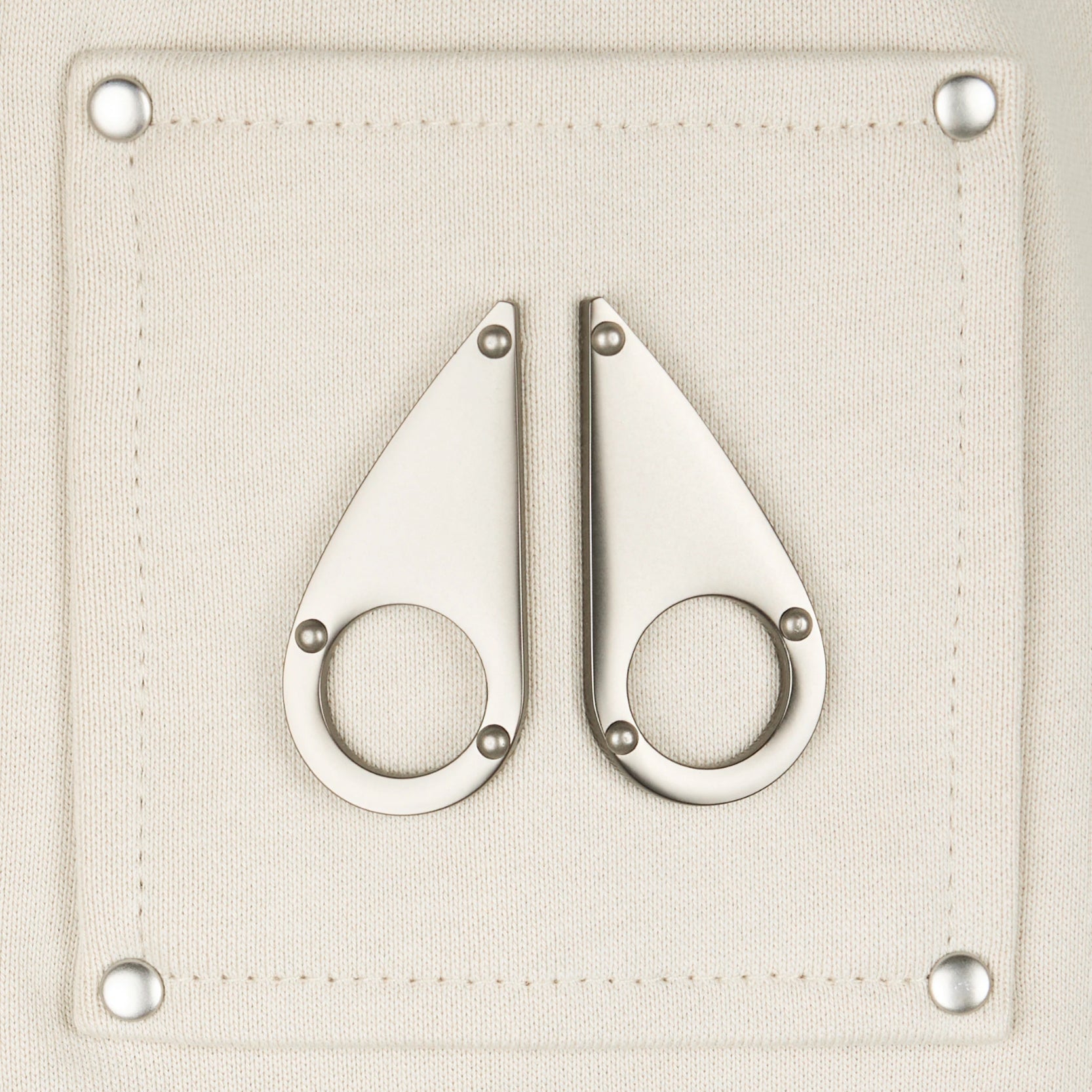 Moose Knuckles Hartsfield Crewneck Sweatshirt - 1705 Alabaster - Escape Menswear