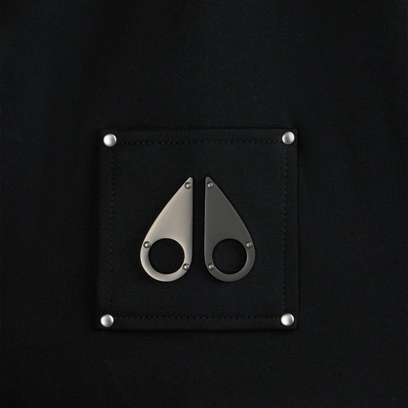 Moose Knuckles Hartsfield Crewneck Sweatshirt - 292 Black - Escape Menswear
