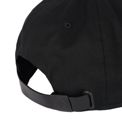 Moose Knuckles Icon Logo Cap - 282 Black/Nickel - Escape Menswear
