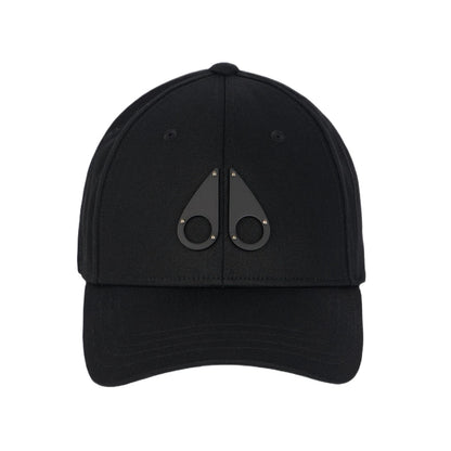 Moose Knuckles Icon Logo Cap - 282 Black/Nickel - Escape Menswear