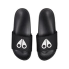 Moose Knuckles Logo Icon Sport Slides - 292 Black - Escape Menswear