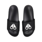Moose Knuckles Logo Icon Sport Slides - 292 Black - Escape Menswear