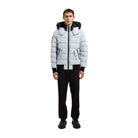 Moose Knuckles Onyx Scotchtown Shearling Bomber Jacket - 1621 Grey Birch/Ice - Escape Menswear