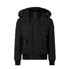 Moose Knuckles Onyx Scotchtown Shearling Bomber Jacket - 305 Black/Black - Escape Menswear