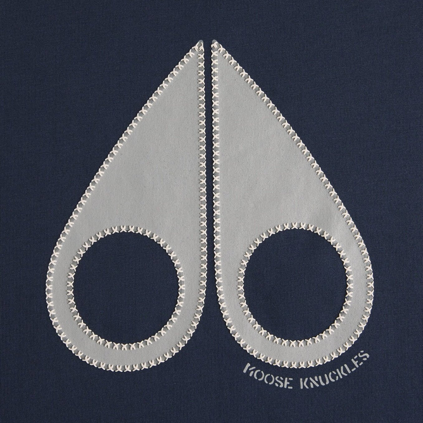 Moose Knuckles Tandem T-Shirt - 833 Navy - Escape Menswear