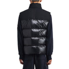 Moose Knuckles Victory Peak Down - Filled Gilet - 292 Black - Escape Menswear