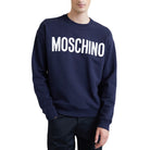 Moschino Logo Sweatshirt - 1510 Navy - Escape Menswear