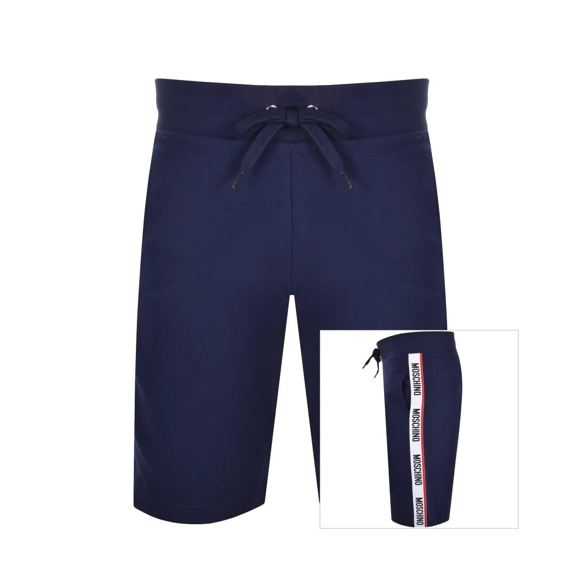 Moschino Tape Pop Track Shorts - 290 Navy - Escape Menswear