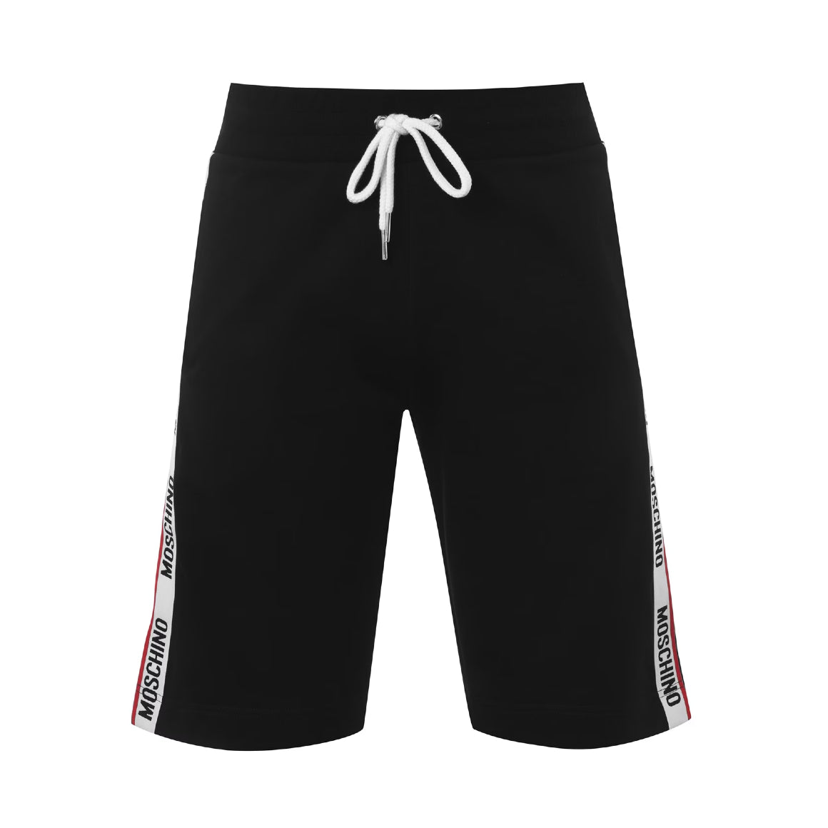 Moschino Tape Pop Track Shorts - 555 Black - Escape Menswear