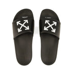 Off - White Arrow Sliders - Black/White - Escape Menswear