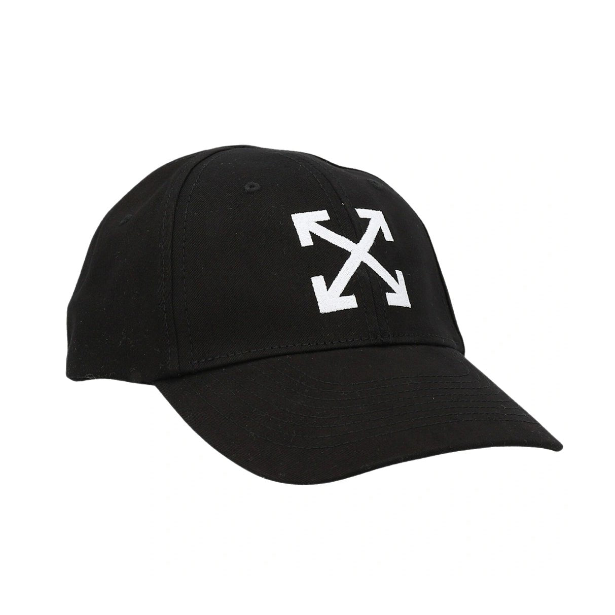 Off - White Single Arrow Cap - Black - Escape Menswear