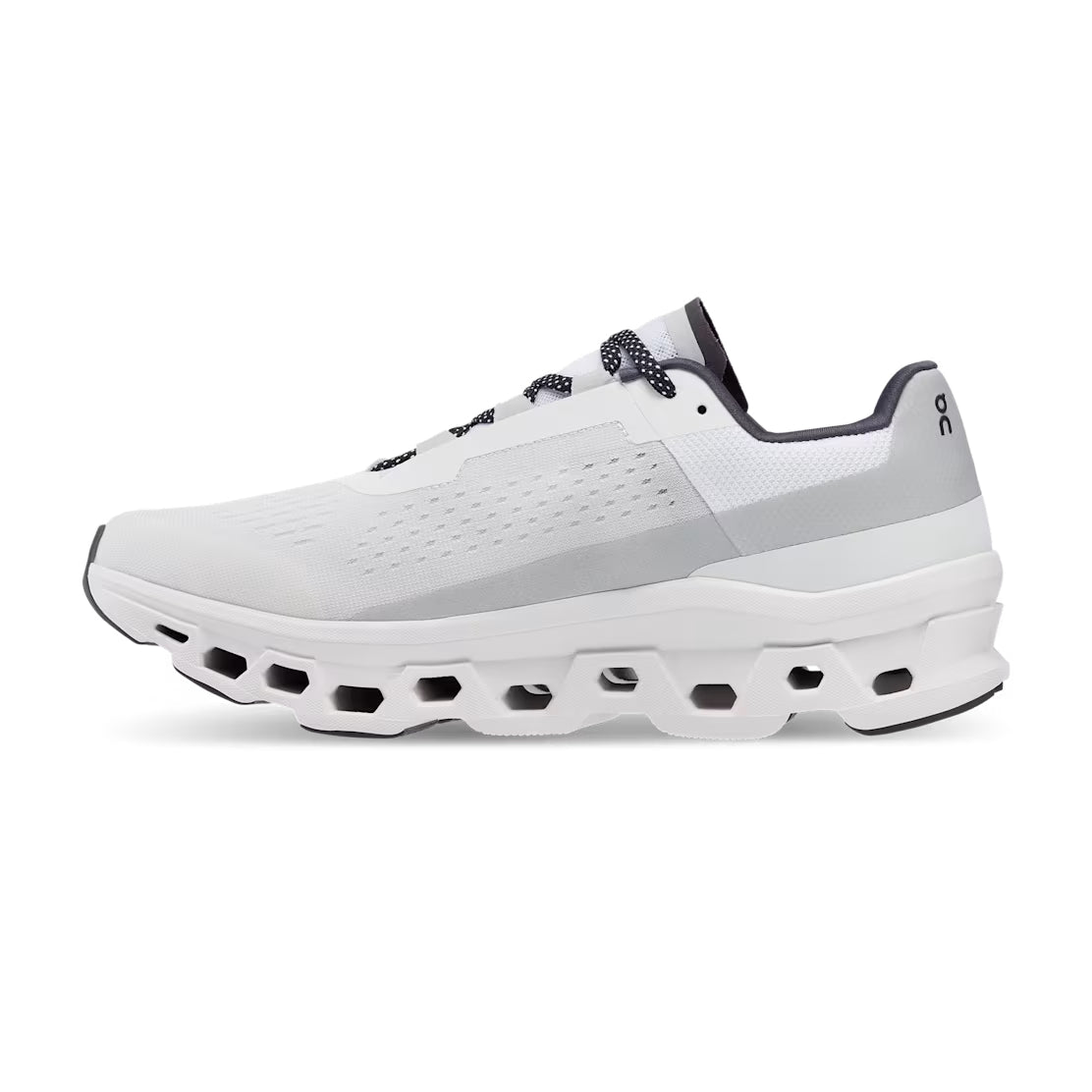 On Running Cloudmonster Trainers - All White - Escape Menswear