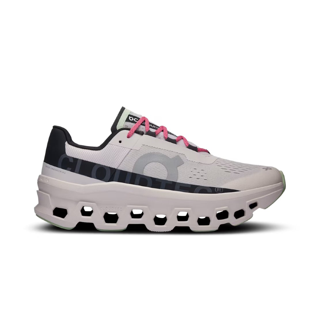 On Running Cloudmonster Trainers - Frost/Black - Escape Menswear