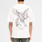 Represent Elegance In Motion T-Shirt - 72 Flat White - Escape Menswear