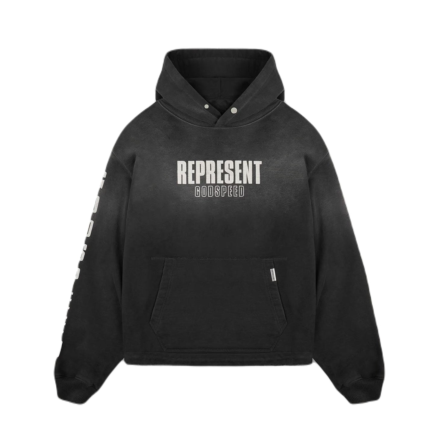 Represent Godspeed Hoodie - Aged Black - Escape Menswear