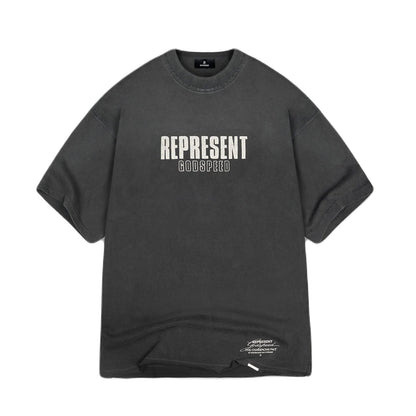 Represent Godspeed T-Shirt - Aged Black - Escape Menswear