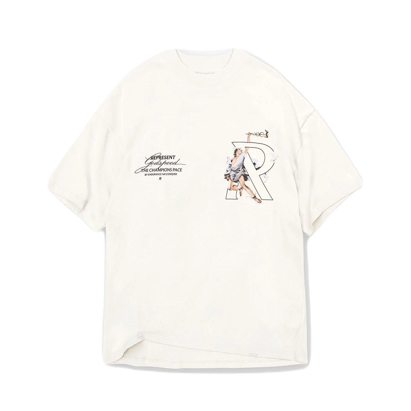 Represent Hermes T-Shirt - Flat White - Escape Menswear