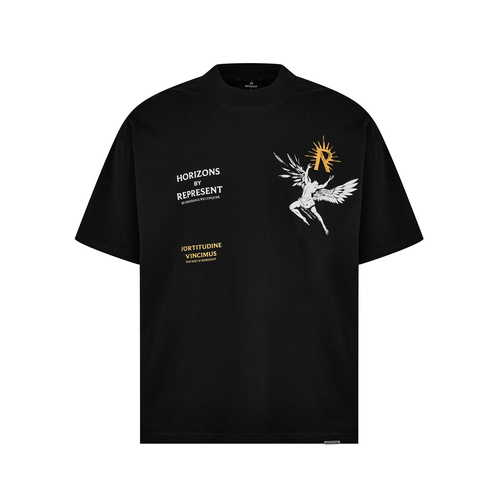 Represent Icarus T-Shirt - 01 Jet Black - Escape Menswear