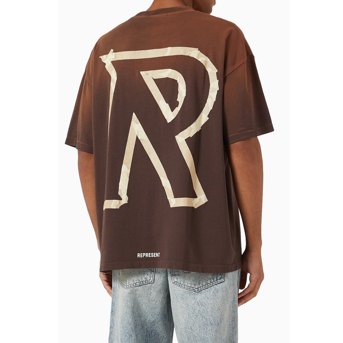 Represent Masking Tape T-Shirt - Cedar - Escape Menswear