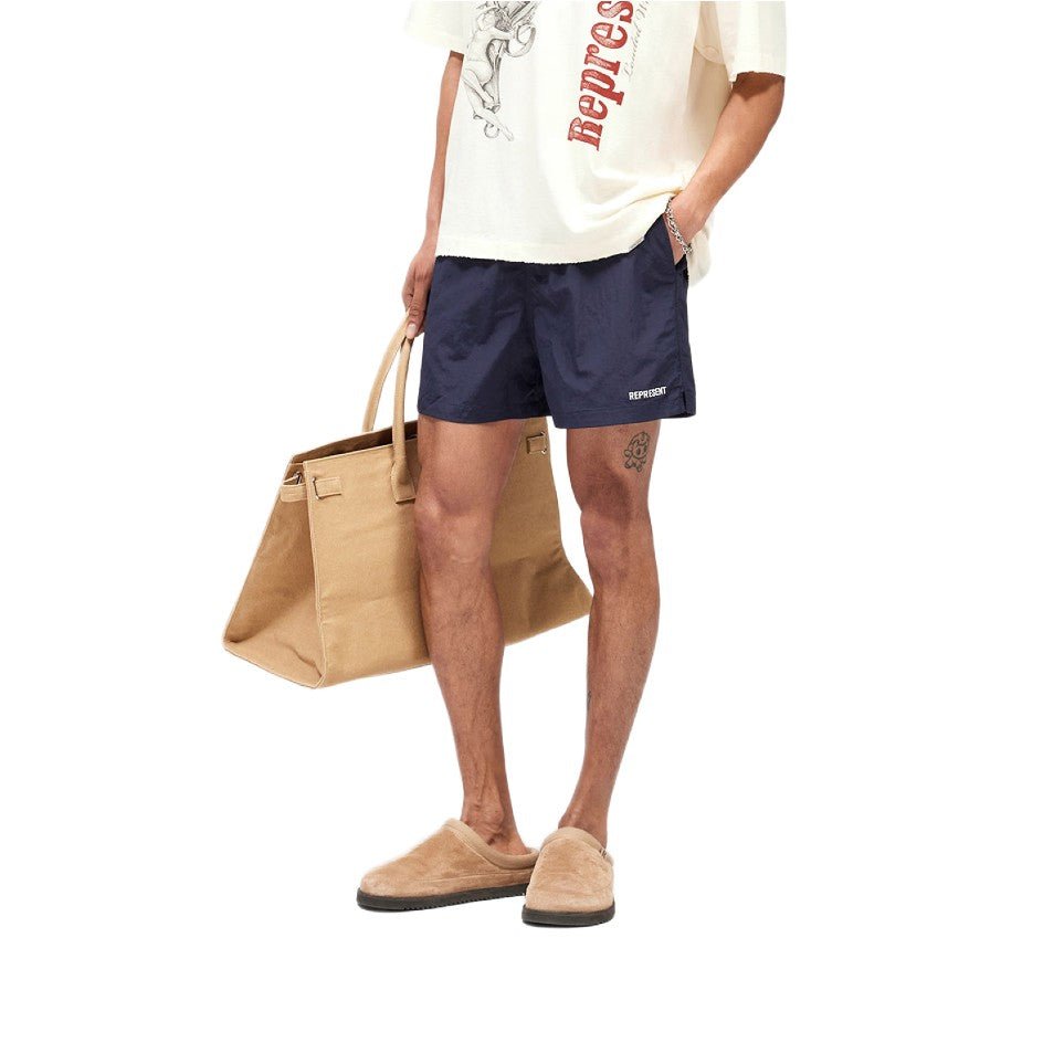 Represent Nylon Swimshort - 11 Navy - Escape Menswear