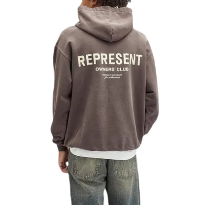 Represent Owners Club Hoodie - 144 Bubblegum Pink - Escape Menswear