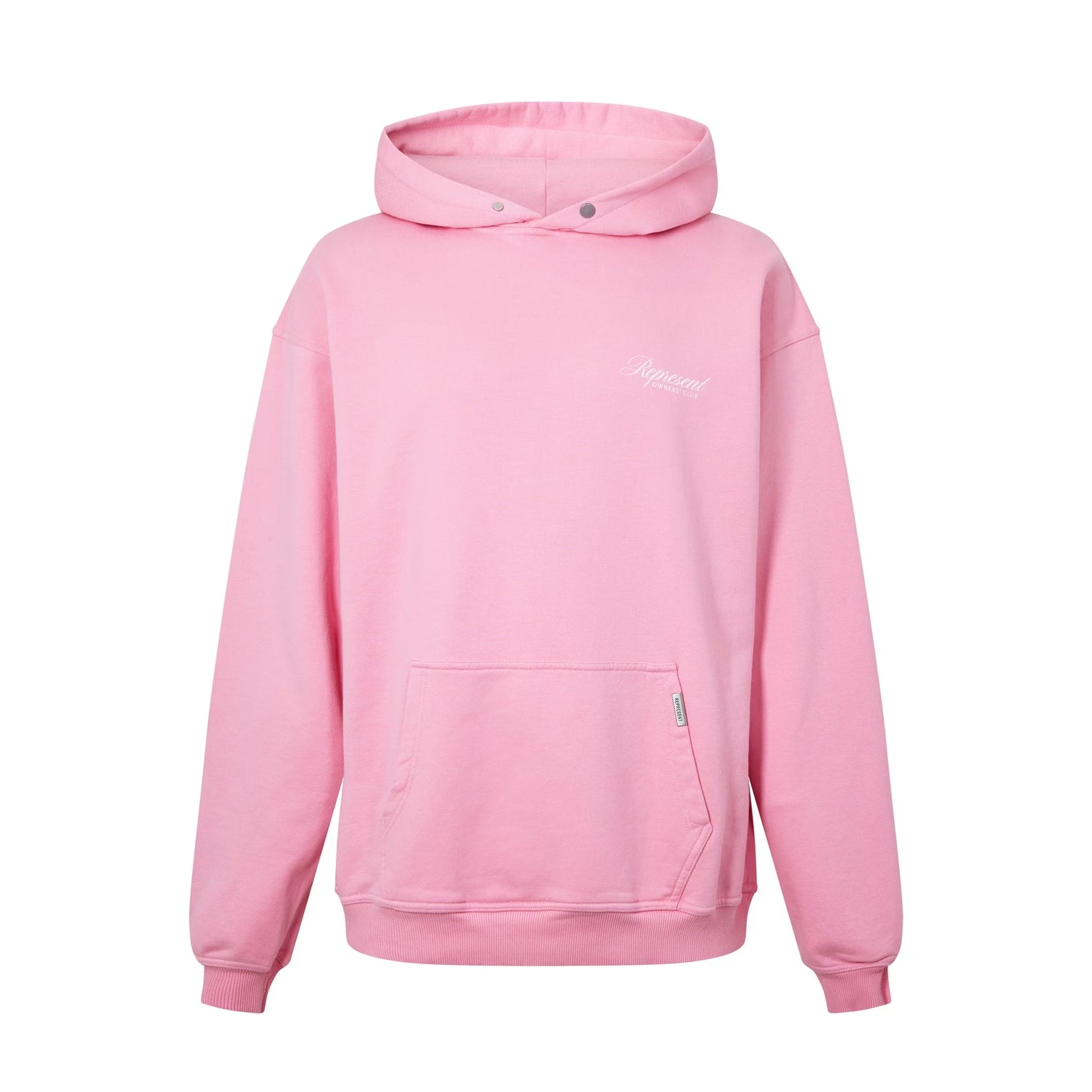 Represent Owners Club Script Hoodie - 518 Pink - Escape Menswear