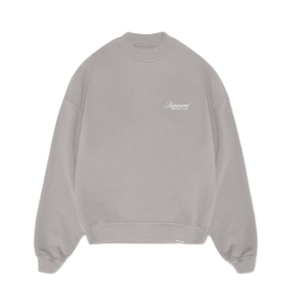 Represent Owners Club Script Sweatshirt - 046 Slate - Escape Menswear