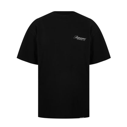 Represent Owners Club Script T-Shirt - 001 Black - Escape Menswear