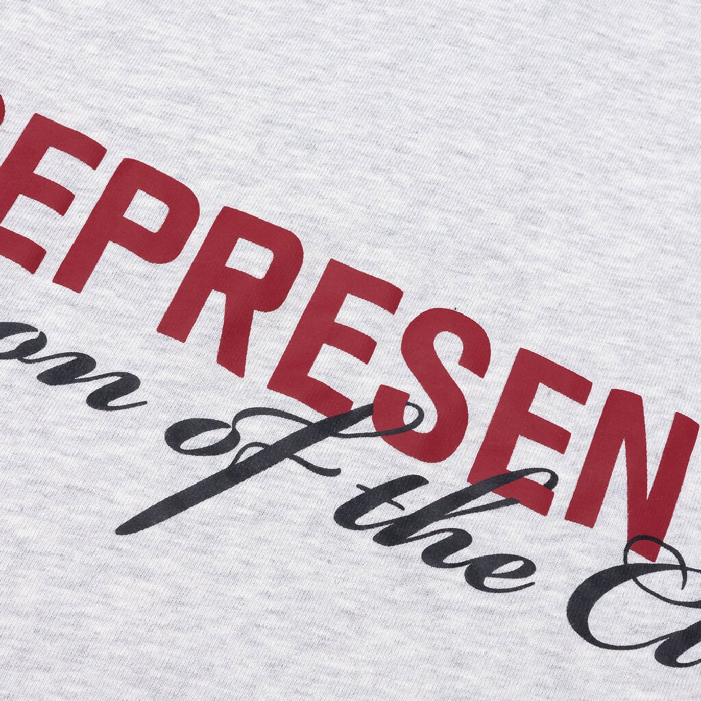 Represent Patron of The Club T-Shirt - 30 Cream Marl - Escape Menswear