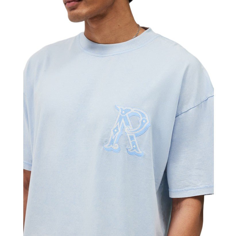 Represent Western Initial T-Shirt - 08 Mountain Bluebird - Escape Menswear