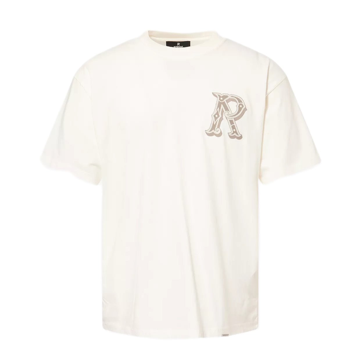 Represent Western Initial T-Shirt - 72 Flat White - Escape Menswear