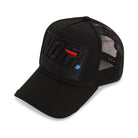 Societe Noir La Vitesse Mesh Trucker Cap - Black/Black - Escape Menswear