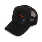 Societe Noir La Vitesse Mesh Trucker Cap - Black/Black - Escape Menswear