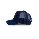 Societe Noir La Vitesse Mesh Trucker Cap - Navy/Navy - Escape Menswear