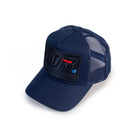 Societe Noir La Vitesse Mesh Trucker Cap - Navy/Navy - Escape Menswear